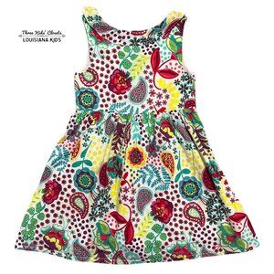 Du Pareil Au Même 5Y Colorful Print Dress